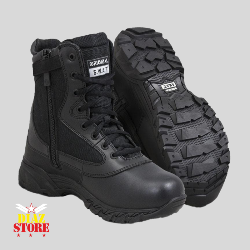 Bota Táctica S.W.A.T Chase 9" con Cremallera