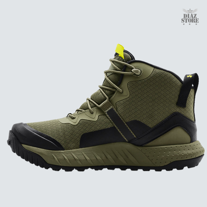 Bota Táctica Under Armour Micro G 6" Valsetz Mid - Verde Militar - Imagen 4