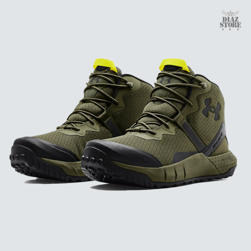 Bota Táctica Under Armour Micro G 6" Valsetz Mid - Verde Militar - Imagen 2